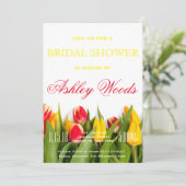 Tulp Vrijgezellenfeest Kaart (Staand voorkant)