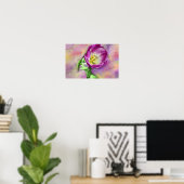 Tulp Vrouw Poster (Thuiskantoor)