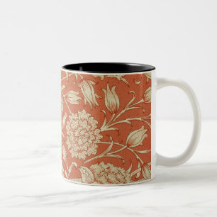 Tulp wallpapier, 1875 tweekleurige koffiemok