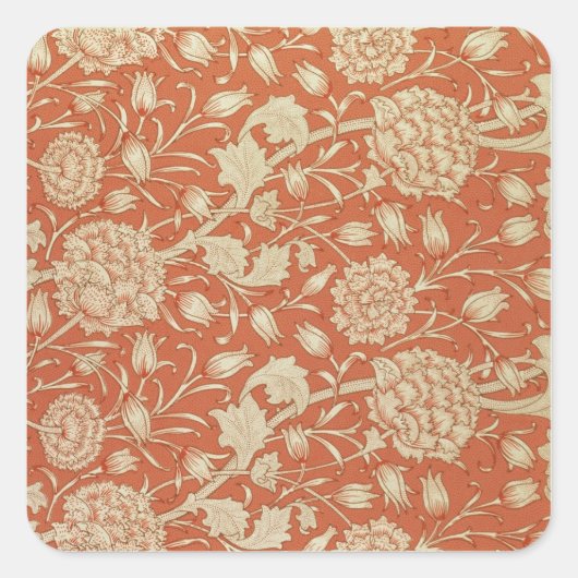 Tulp wallpapier, 1875 vierkante sticker (Voorkant)