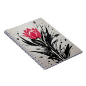 Tulp - Watercolor bloemen Notitieboek (Rechterzijde)