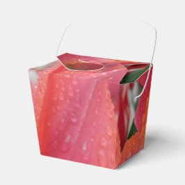 Tulp waterdruppels ventilator uit de voorverpakkin bedankdoosjes