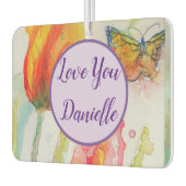 Tulp Waterverf, bloem, auto, zoetstof Luchtverfrisser (Links)