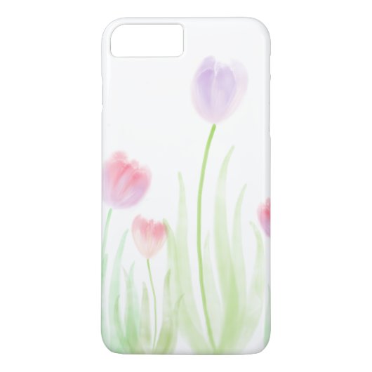 Tulp waterverf Case-Mate iPhone case (Achterkant)