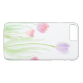 Tulp waterverf Case-Mate iPhone case (Achterkant (Horizontaal))