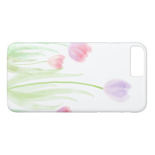 Tulp waterverf Case-Mate iPhone case (Achterkant (Horizontaal))