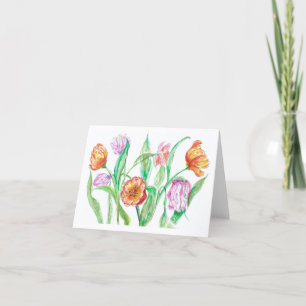 Tulp Wenskaart van Kim Lester Bedankkaart