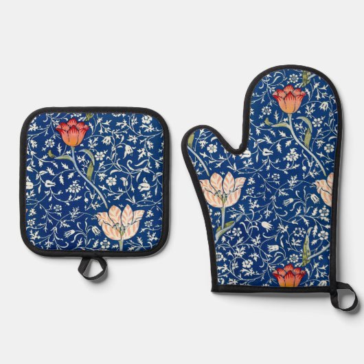 Tulp, William Morris Ovenwant & Pannenlap Set (Voorkant)