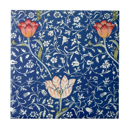Tulp, William Morris Tegeltje (Voorkant)