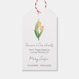 Tulp Zaad Pakket Rou Cadeau Labels Cadeaulabel