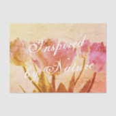  tulpbloem, aangepast ontkoppelingspakken tissuepapier (Voorkant)