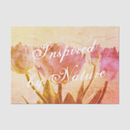  tulpbloem, aangepast ontkoppelingspakken tissuepapier