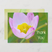 tulpbloem dank je blanco kaart (Voorkant / Achterkant)