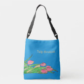 Tulpboeket  crossbody tas (Achterkant)
