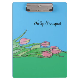 Tulpboeket Liggend Klembord