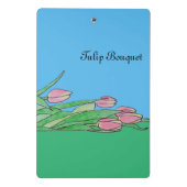 Tulpboeket Liggend Mini Klembord (Achterkant)
