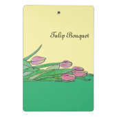 Tulpboeket Liggend Mini Klembord (Achterkant)