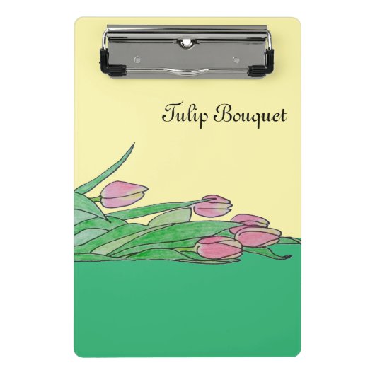 Tulpboeket Liggend Mini Klembord (Voorkant)
