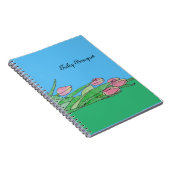 Tulpboeket Liggend  Notitieboek (Rechterzijde)