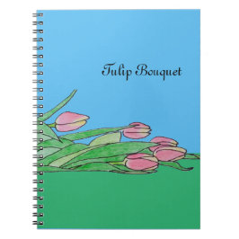 Tulpboeket Liggend  Notitieboek