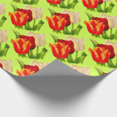 tulpdruk cadeaupapier (Hoek)