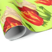 tulpdruk cadeaupapier (Rol Hoek)