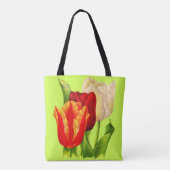 tulpdruk tote bag (Achterkant)