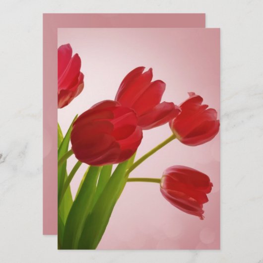 Tulpen (Voorkant / Achterkant)