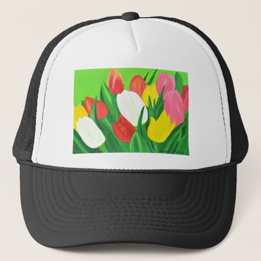 Tulpen2 Trucker Pet (Voorkant)