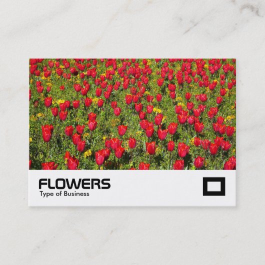 Tulpen 02 visitekaartje (Voorkant)