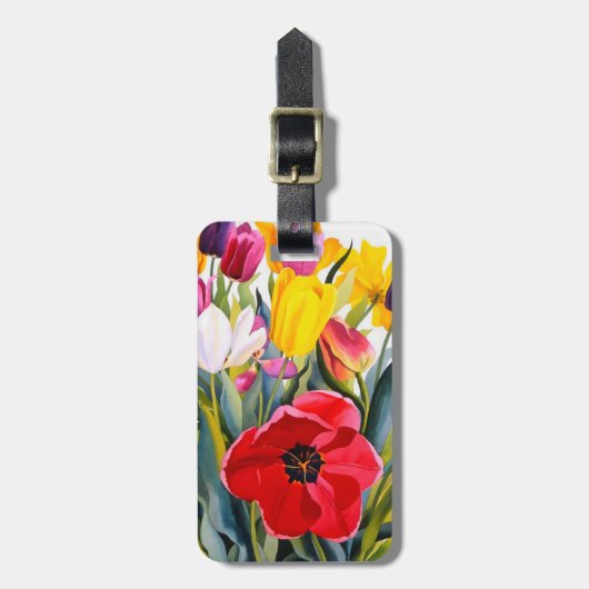 Tulpen 2007 bagagelabel (Voorkant verticaal)