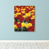 Tulpen 2 canvas afdruk (Insitu (Houten vloer))