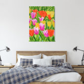 Tulpen 2 canvas kunst (Insitu (Slaapkamer))