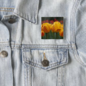 Tulpen 2 vierkante button 5,1 cm (In situ)