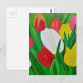 Tulpen 2a briefkaart (Voorkant / Achterkant)