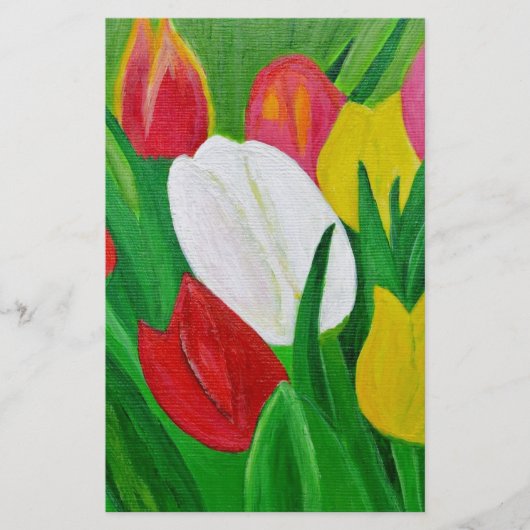 Tulpen 2a briefpapier (Voorkant)