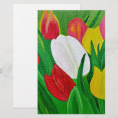 Tulpen 2a briefpapier (Voorkant / Achterkant)