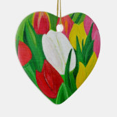 Tulpen 2a keramisch ornament (Rechts)