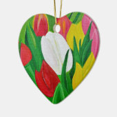 Tulpen 2a keramisch ornament (Links)