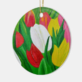 Tulpen 2a keramisch ornament (Links)