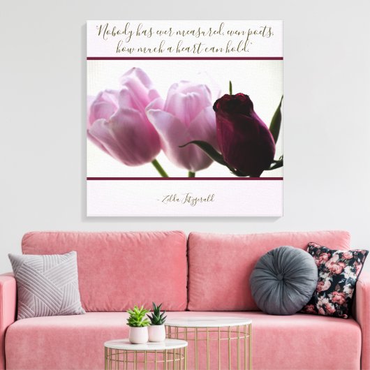 Tulpen 3258 canvas afdruk (Insitu (Woonkamer))