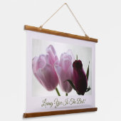 Tulpen 3258 hangend wandkleed (Gebogen)