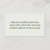 Tulpen 3259 visitekaartje (Achterkant)