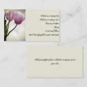 Tulpen 3265 visitekaartje (Voorkant / Achterkant)