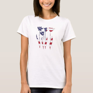 Tulpen "Amerikaanse vlag" T-shirt