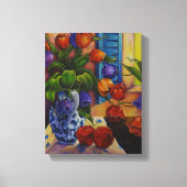 Tulpen & Appels - Canvas Print (Voorkant)