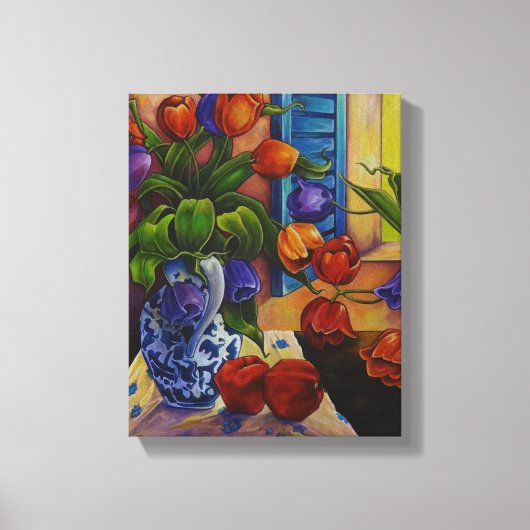 Tulpen & Appels - Canvas Print (Voorkant)