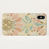 tulpen art nouveau bloemmotief Case-Mate iPhone case (Achterkant (horizontaal))