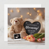 Tulpen Baby aankondiging social media (Voorkant / Achterkant)