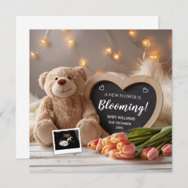 Tulpen Baby aankondiging social media